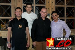 Efrain Ramirez (Gerente Angus Certified Beef Col) Andres Cano ( Chef Ejecutivo Red Knife) Oscar Marulanda ( Sommelier Internacional) Noe Landa ( Gerente General Hoteles Allure Colombia)